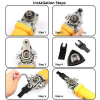 Adaptador Universal De Conversión Para Amoladora Angular 100mm/115mm/125mm Con Hilo M10 M14 Herramientas De Polimorfismo - details 9