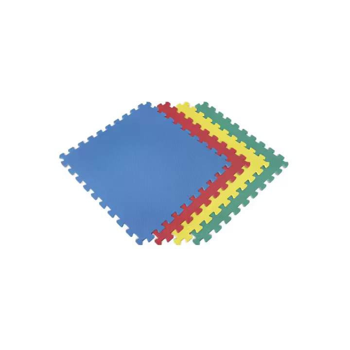 JARDIN202 - Esterilla Puzzle para Suelos de Gimnasio y Fitness | Colores | Protección de Goma Espuma, tatami puzzle Expandible 4 Unid 60x60 - 1