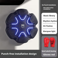 Equipo De Entrenamiento De Boxeo Con Obra De Música Bluetooth Inteligente Para Niños Y Adultos Máquina De Boxeo De Ejercicio Fitness En La Pared - details 16