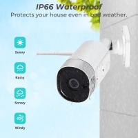 Cámara De Seguridad IP ABUNTU 5MP Exterior Con Visión Nocturna En Color WiFi H.265 Metal Bullet CCTV APP ICSEE Audio Bidireccional - details 10
