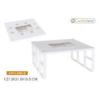 MAXHOME-Estante Plegable Multiusos,Estante apilable para cocina,gabinete,bandeja de almacenamiento para encimera 27.5X31.5X15.5cm - details 2