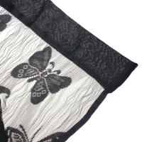 Cortina De Macramé Negra Con Mariposa Cortina De Luz Pared Colgante Tela De Colgador De Puerta Partición De Habitación Decoración De Hogar Cortina De Ventana - details 7