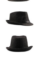 Sombrero De Paja Transpirable Para Hombres Y Mujeres Moda Coreana Simplicidad Estilo Jazz Protección Solar Verano - details 2
