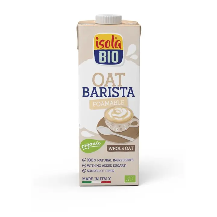 Bebida Vegetal De Avena Barista 1Lt 6Uds Bio Vegan - 1