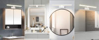 Aigostar Lámpara LED de Espejo 40cm 8W 560LM Lámpara de Baño Amarillo Cálido 4000K Lámpara LED de Pared IP44 230V Luz de Espejo de Baño de Apliques Espejo de Baño - details 5