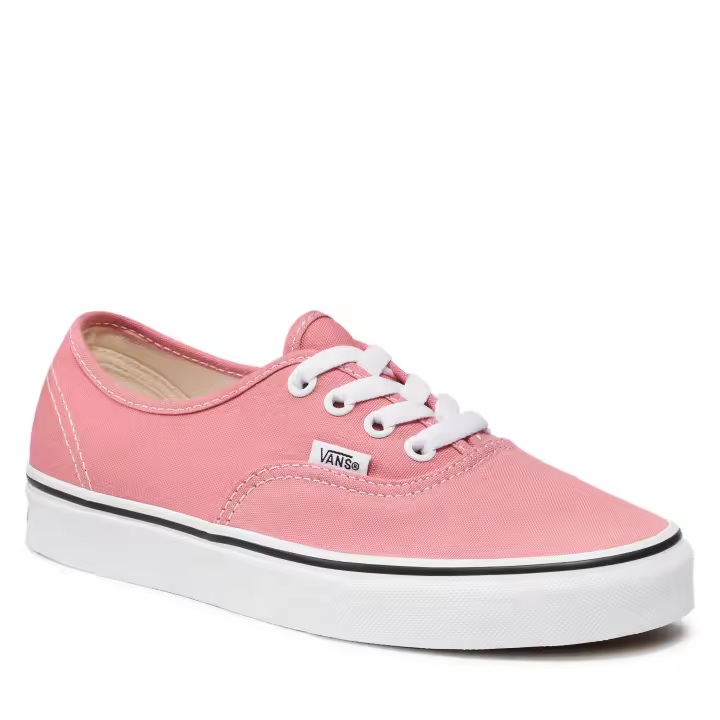 Vans Authentic Rosette/True White - Zapatillas bajas de lona Vans para mujer - Sneakers Vans para chicas - 1