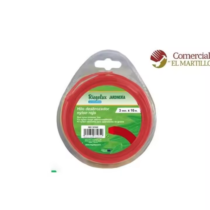 RIEGOLUX-HILO DESBROZADORA NYLON CUADRADA 3x10 MT - 1