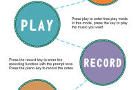 Coolplay Alfombra Tecladista Musical Para Niños Con 8 Sonidos De Animales Alfombra De Baile Educativa Para Bebés Material De Tela Adecuada Para Edades 3-6 Años Y 6-12 Años - details 18