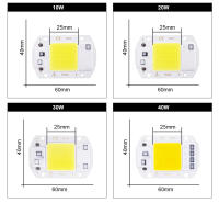Chip LED COB Para Farol De Inundación Y Spot Luz De Iluminación DIY 10W 20W 30W 50W 60W 70V 110V 220V Sin Conducto Luz Fría/Cálida - details 1