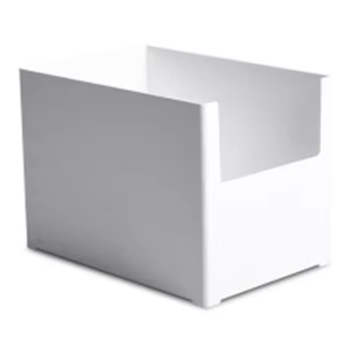 Caja de almacenamiento de plástico multifuncional, caja de clasificación de almacenamiento apilable para escritorio de oficina - 1