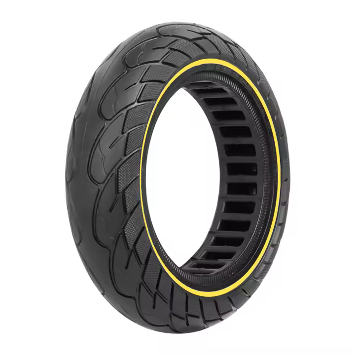 Pneumáticos Tubless 10X2.5 Para Scooter Eléctrico Ninebot Max G30 Neumático Sólido 60/70-6.5 Resistente a Explosiones Rueda Hueca De Miel Para Reparación De Scooters - 1
