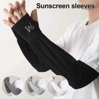 Guantes Largos De Hombre Con Mano Media Protección Solar Y UV Cubierta De Brazo Para Ciclismo Pesca Escalada Deporte M Letra Ice Cool - details 6