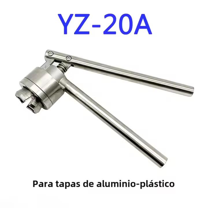 Herramienta De Empuñadura Manual De Acero Inoxidable 20mm Máquina De Sellado De Botellas Herramienta De Empuñadura De Cuello De Botella Eco-amigable Duradera Para Aluminio Y Plástico - 1
