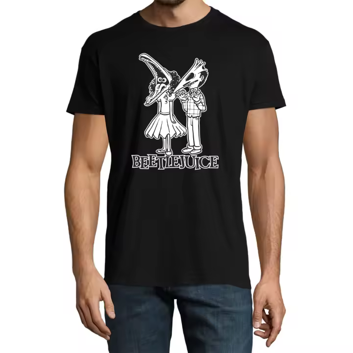 Beetlejuice Barbara & Adam - Camiseta - películas - algodón - para hombre y mujer - 1