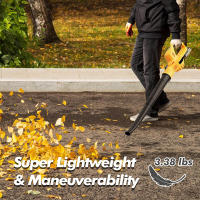 Soplador de aire eléctrico de 3000W y 21V,  herramienta de limpieza de jardín para batería Makita,  eficiente, inalámbrico, hoja, nieve, polvo, 2 modos de velocidad,Soplador eléctrico de hojas sin cuerda - details 2