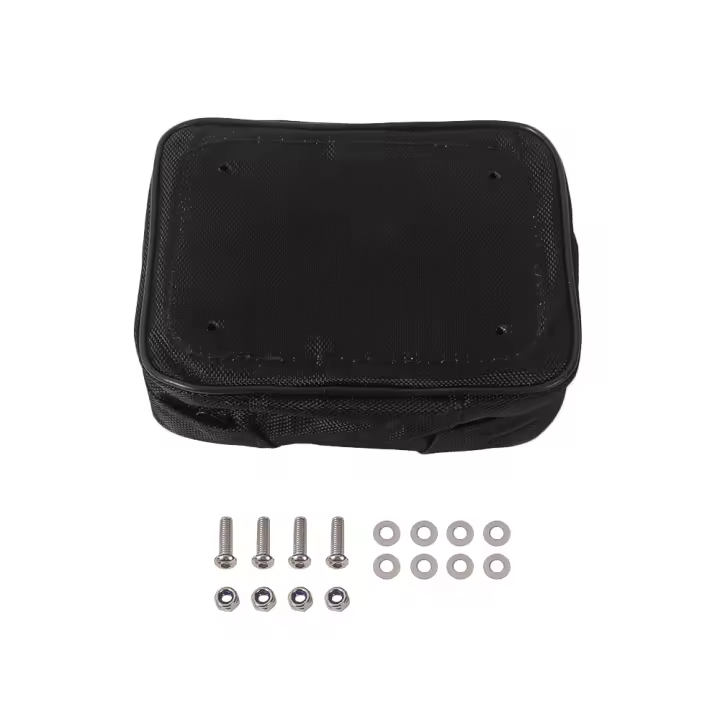 Bolsa De Herramientas Para Motocicleta Universal Off-road En Color Negro Adecuada Para Honda XR CR XL Yamaha Fender Mudguard - 1