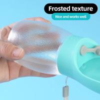 Botella Portátil Para Perros Y Gatos Pequeños Medianos Y Grandes Con Cuencos De Beber Para Caminar Y Viajar a La Montaña Resistente Al Desbordamiento Y Durable Con Textura Frosted - details 9