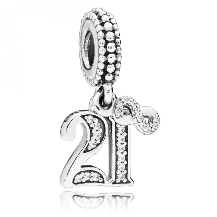 Charm colgante Pandora 797263CZ mujer plata 21 Años de Amor - 1