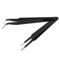 Set De 6 Pinzas De Extensión De Pestañas En Acero Inoxidable Antiestático Herramientas De Maquillaje Para Extensiones De Pestañas - details 3