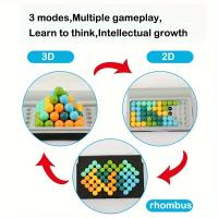 Juego De Rompecabezas 3D IQ Puzzler pro Para Niños Y Adultos Juguete Montessori De Desarrollo Cognitivo Dificultad De 120 Desafíos - details 3