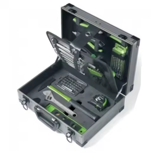 Maletín de Herramientas B.TOOL con 63 Piezas para Bricolaje - 1