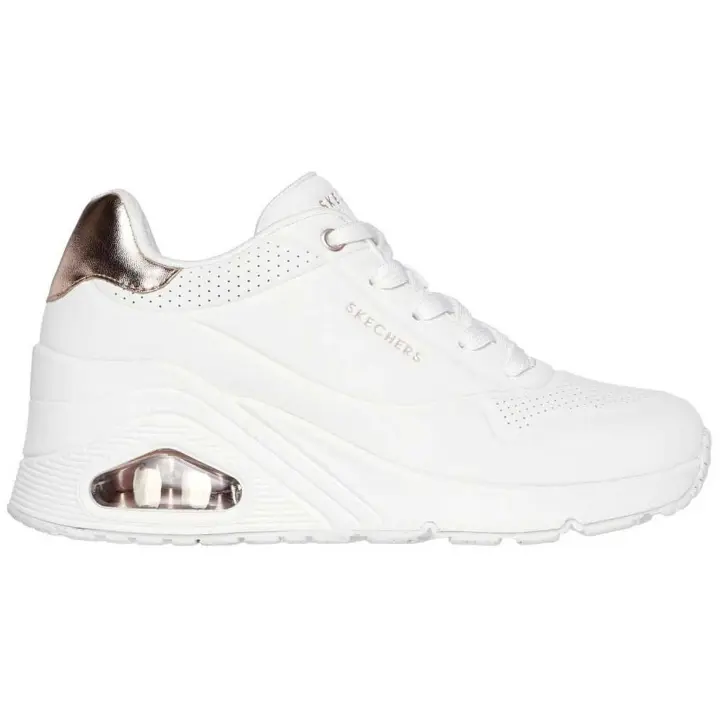 Zapatillas Skechers Uno Wedge para mujer en color blanco - 1