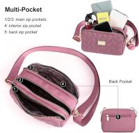 Bolso bandolera Pequeño para Mujer, bolsos de Nailon impermeable, bolsos para teléfono, bolsos para Cámara con Correa Ancha desmontable - details 2