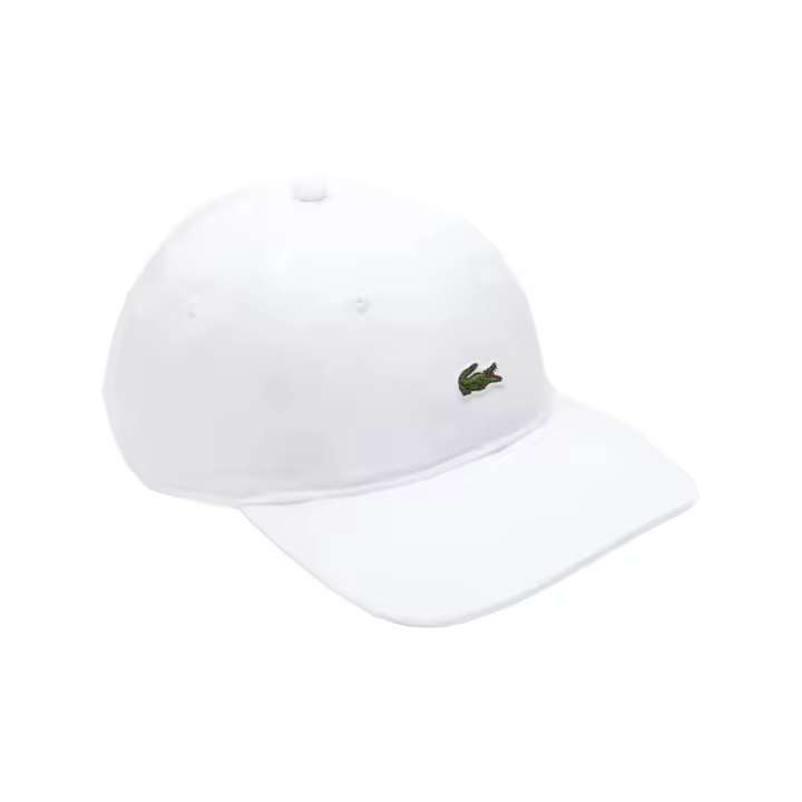 Gorra Blanca Lacoste en Sarga de Algodón Ecológico para un Look Elegante - 1