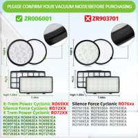 Juego de 3 Filtros Para Aspirador Rowenta - Compatible RO6921EA, RO6941EA, RO6951EA y más - details 0