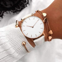 Reloj De Mujer De Lujo En Color Rosa Oro Con Dial De Concha Y Correa De Malla Reloj De Cuarzo Para Damas Moda Casual - details 19