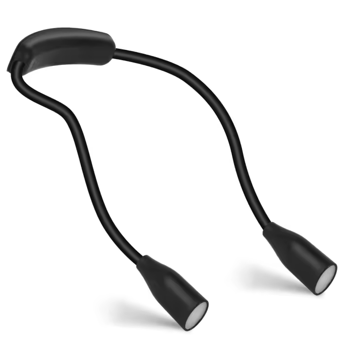 Lámpara De Lectura LED With Cuello Flexible 360 ° Recargable Por USB Luz De Noche Para Estudio Lectura Incluye Batería Recargable - 1