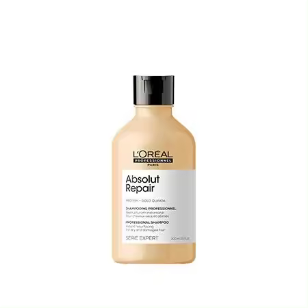 L'Oreal Absolut Repair Gold Champú  300 Ml  Champú reparador para cabello dañado. - 1