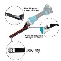 Modifications Para Máquina De Pulir Metal Y Madera Con Motor De 750w Bracket De Torno De Cinta Accesorio De Fijación M10/M14 Para Lixiviador De Cinta De 100/115/125 - details 1