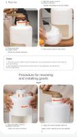 Small Ice Shaver Manual Portable Hand-cranked Kitchen Tool for Household Use Ice Crusher for Milkshakes And Smoothies PP Material - details 5