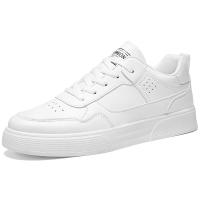 Zapatos Casuales Para Hombre En Cuero Blanco Ligeros Y Transpirables Con Plataforma Zapatillas De Patinaje Deportivas De Verano Y Otoño - details 22