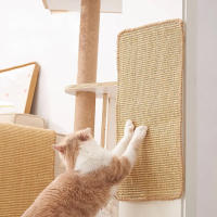 Alfombra De Rasguño Para Gatos Naturales De Sisal Protectora Para Sofás Y Carpetas Matriz Horizontal De Rasguño Para Piso - details 7