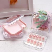10 Piezas De Cajas Vacías Para Uñas En Forma Cuadrada Caja De Empaque Para Uñas Postizas Pequeña Para Negocios En Línea - details 3