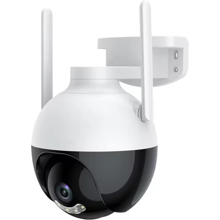 Cámara IP PTZ Wifi para Exterior Cámara de Seguridad para el Hogar a Prueba de Agua Cámara de Vigilancia Inalámbrica Vista de 360 ° Visión Nocturna en Color Audio Bidireccional Detección de Movimiento Alerta de Actividad Remoto Iluminado - 1