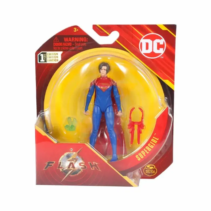 WARNER BROS : Supergirl - DC - Flash - Superheroe  - Coleccionable - Figura de Acción - Regalo Original - Edad recomendada para mayores de 3 años. - 1