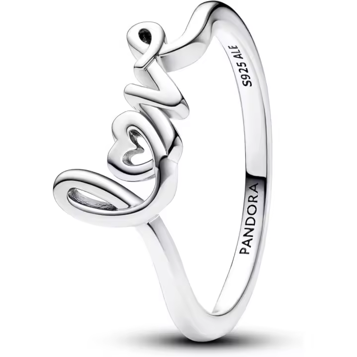 Anillo Pandora  Love Escrito a Mano, Ref: 193058C00 - 1