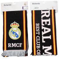 Bufanda Real Madrid Oficial Clásica Blanco Azul 100% Acrílico - Orgullo y Apoyo para Aficionados - details 0
