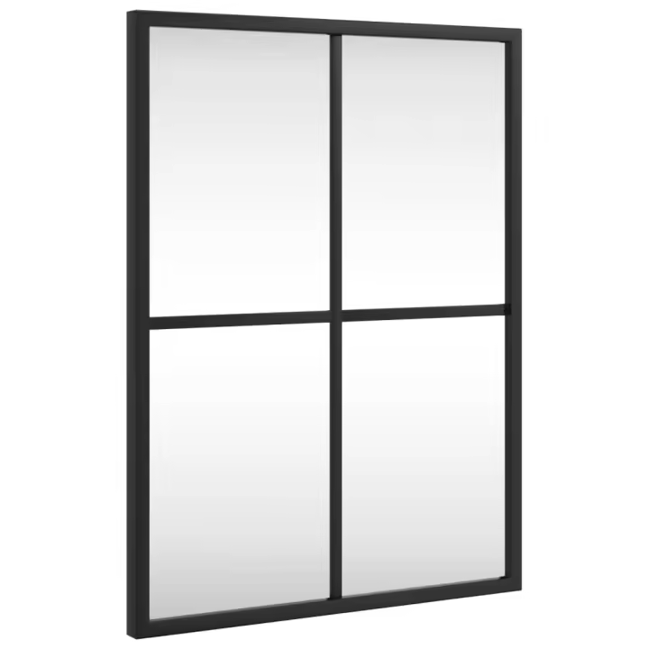 Espejo de maquillaje rectangular de Hierro Negro 30x40 cm - 1