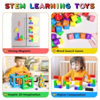 Bloques Magnéticos De Construcción Educativos STEM Montessori Sensación Para Niños Mayores De 3 Años Niños Y Niñas Juguetes Magnéticos - details 5