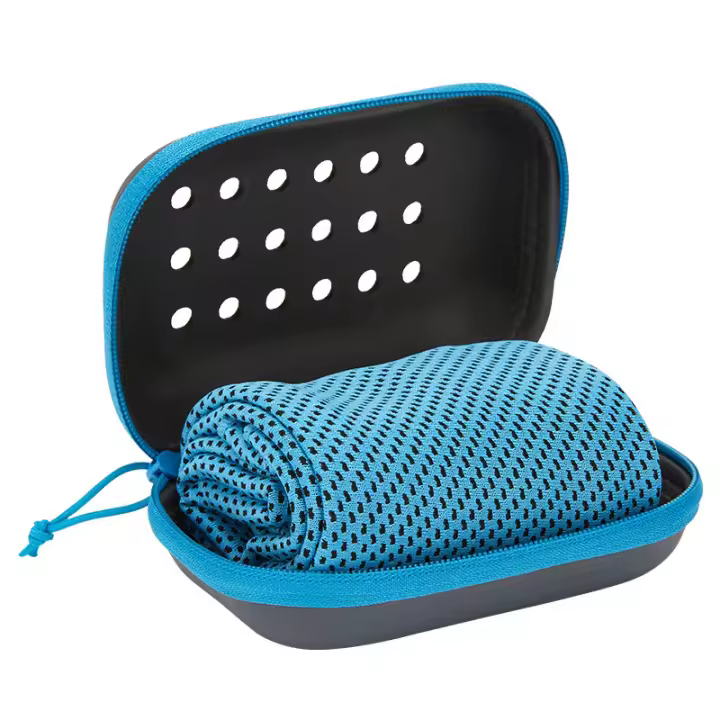 Nueva Toalla de fitness refredante para exteriores para deportes fríos en caja de EVA, toalla de hielo de seco rápido que absorbe el sudor, diseño de Empaque portáthil, almacenamiento Ecológico - 1