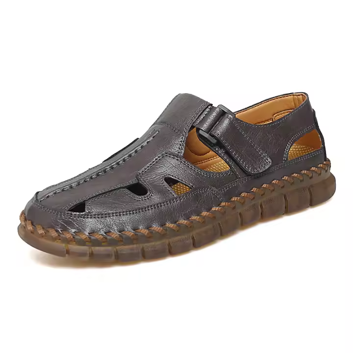 Zapatos De Hombre Hechos a Mano Casual Transpirables De Cuero Suede Antideslizantes Para Exterior Y Caminar En Venta Caliente - 1