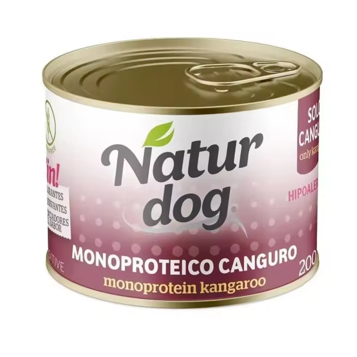 NaturDog Canguro Monoproteica 6 x 200 gr - 1