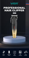 Cortadora De Pelo Profesional VGR V-003 Con Pantalla Digital 9000 RPM Máquina De Corte Para Barberos Trimmer Para Hombres Recargable Universal 160 Minutos De Uso - details 0