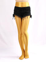 Medias Reflectantes De Aceite De Escenario Para Mujer Tights De Brillo Plateado Y Plateado Con Diseño De Pantimedias Sissy - details 10
