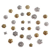 Alrededor De 100 Piezas De Joyería Antigua Estilo DIY Con Corona De Flores Huecas Y Tazas De Cuentas Para Adornos De Cabello - details 8