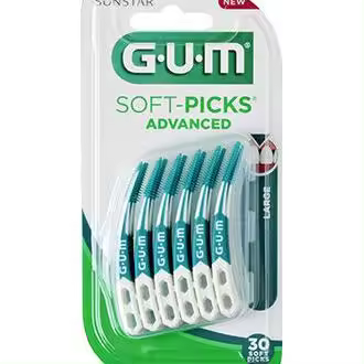 Gum Soft Picks Advanced Large, 30 Unidades - 1